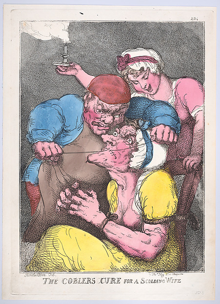 Thomas Rowlandson, The Cobbler's Cure for a Scolding Wife