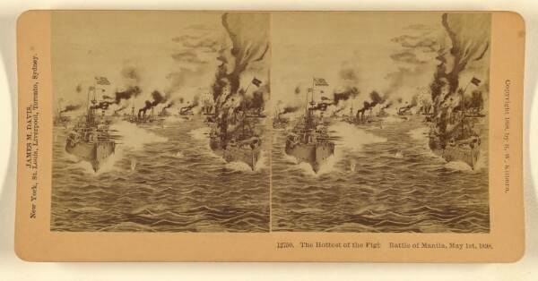 Benjamin West Kilburn, The Hottest of the Fight, Battle of Manila, May 1st, 1898.