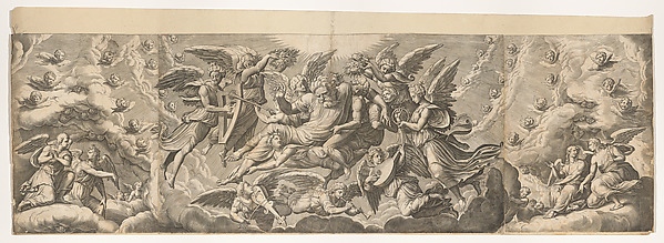 Anonymous, Italian, 16th century, God the Father surrounded by musical angels