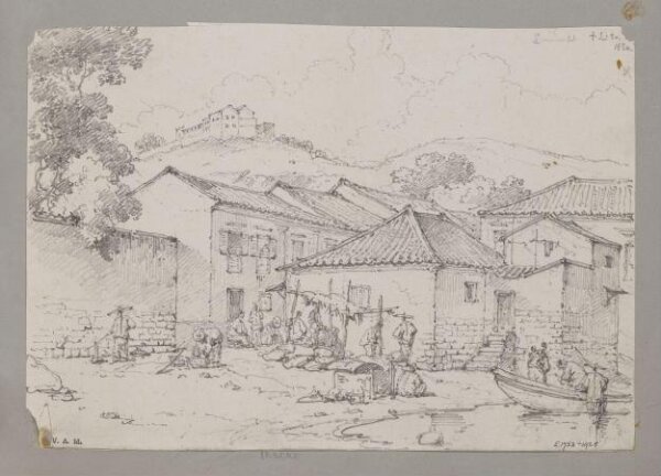 George Chinnery, Part of the Praya Manduco, Macao