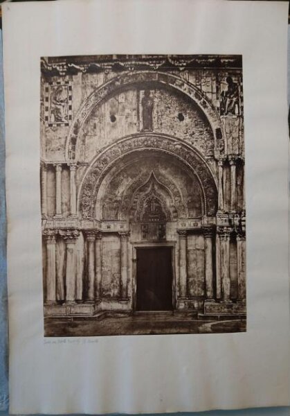 Unknown, St. Mark's Basilica, porch (Porta dei Fiori) on the North facade, Venice, Italy
