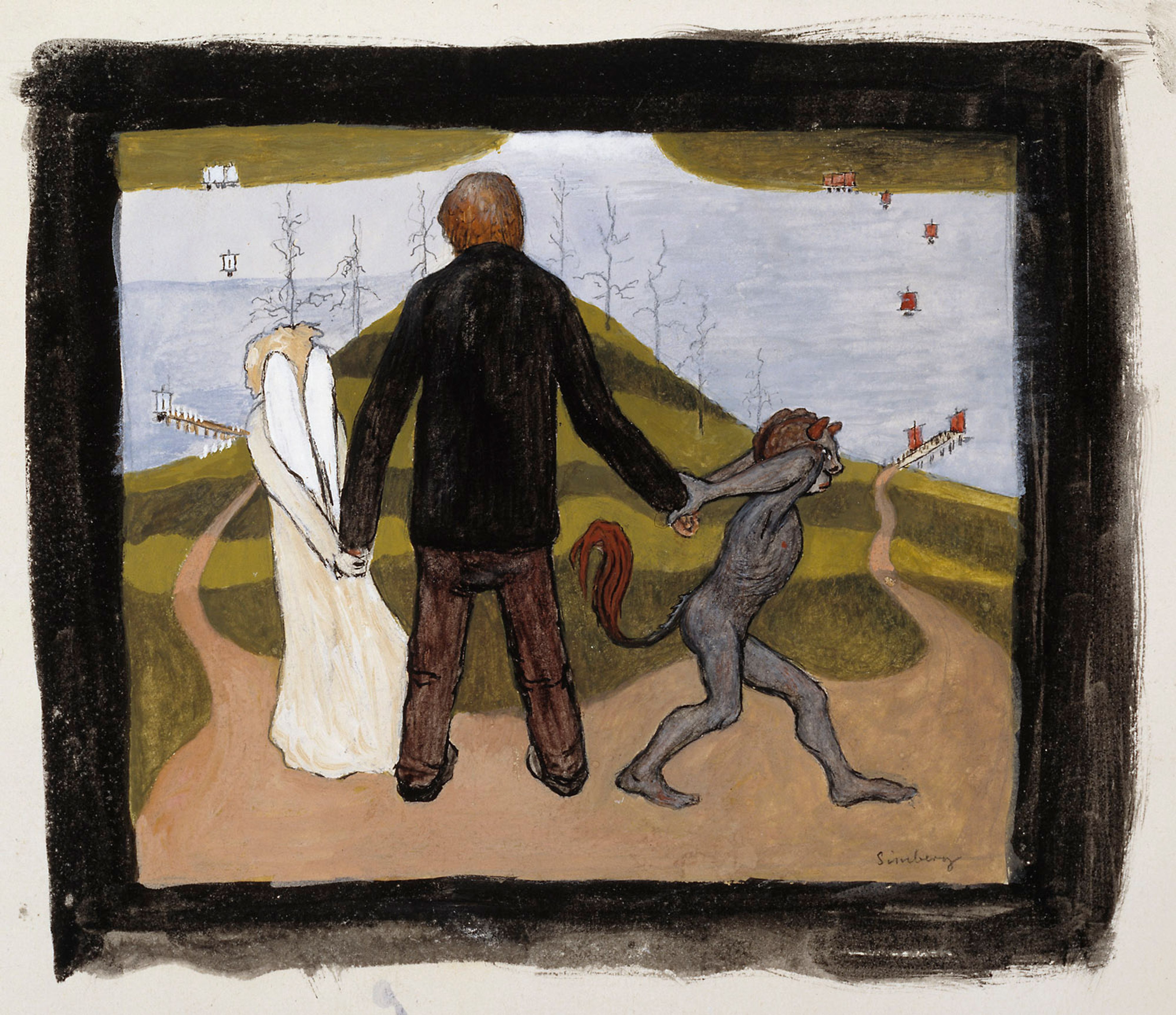 Hugo Simberg, At the Crossroads