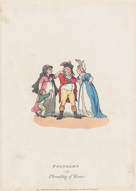 Thomas Rowlandson, Polygamy, or Plurality of Wives