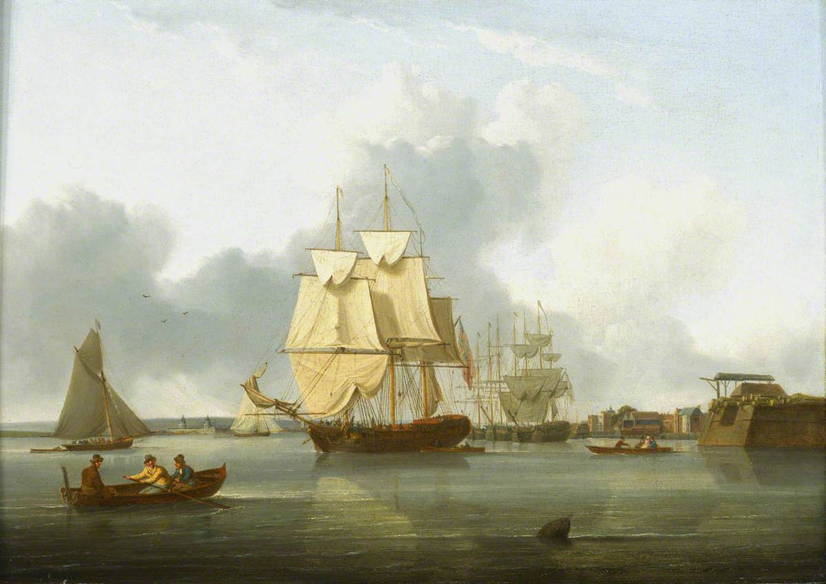 William Anderson, Shipping on the Thames off Deptford