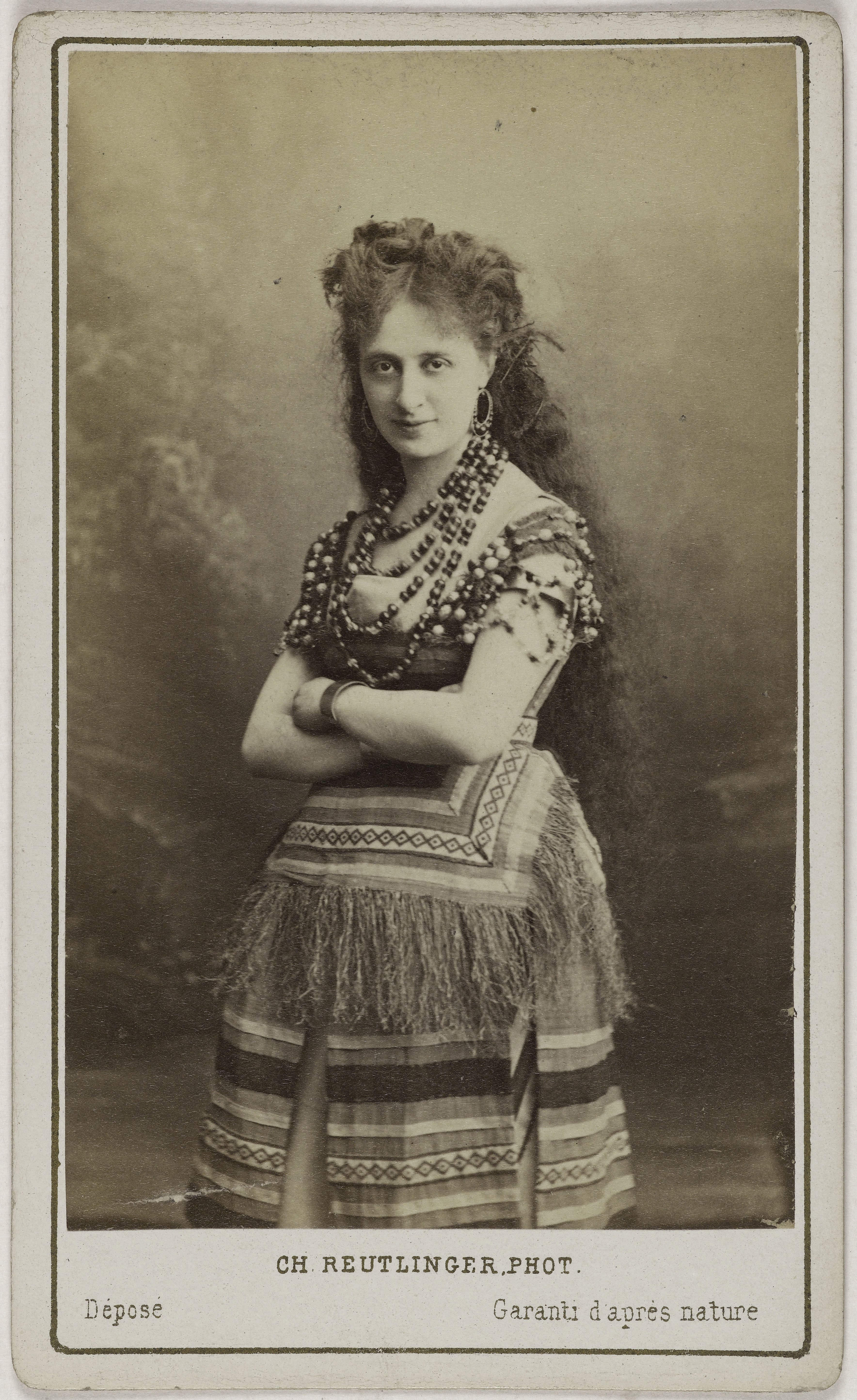 Charles Reutlinger, Portrait de Zina Dalty (actrice à l'Opéra comique)