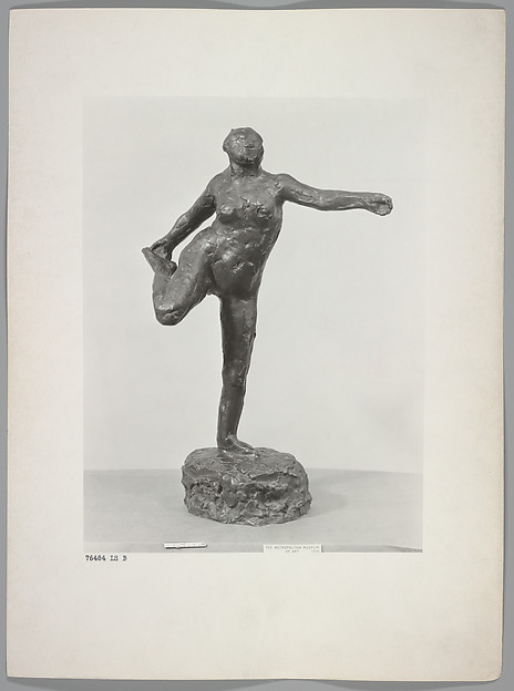 Edgar Degas, Dancer Holding Her Right Foot in Her Right Hand