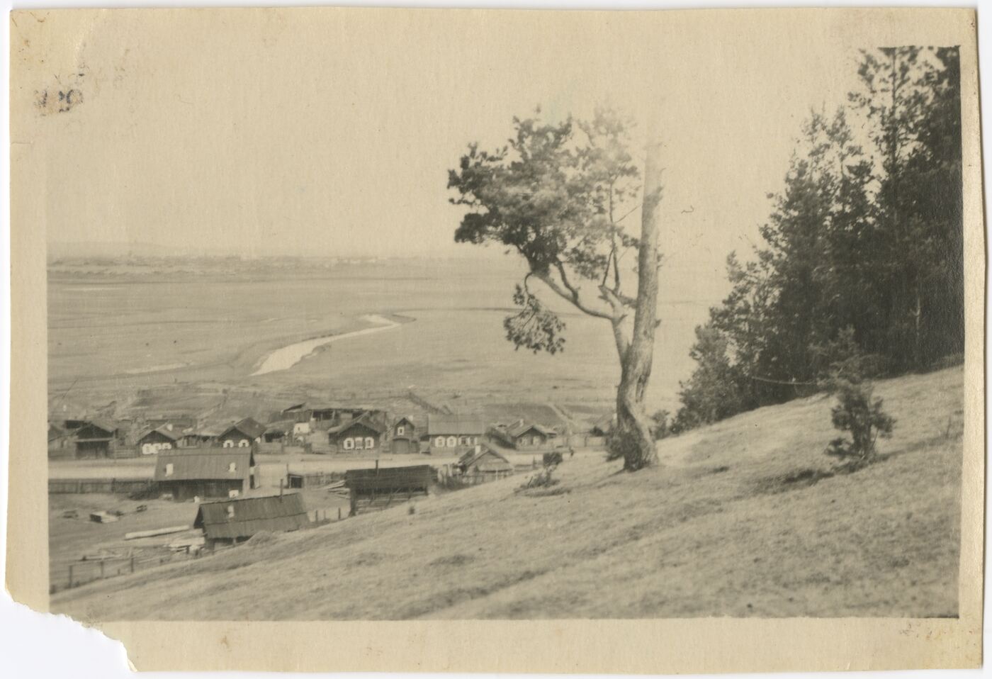 Jonas Čerba [Jonas Čerba], Zalarių panorama nuo kalno