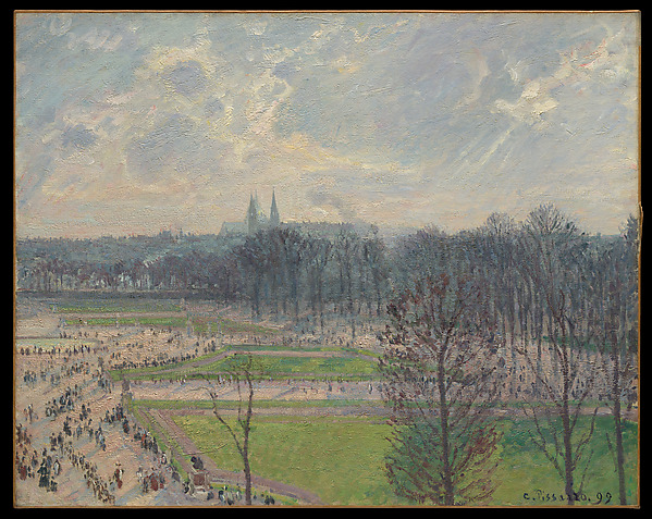 Camille Pissarro, The Garden of the Tuileries on a Winter Afternoon