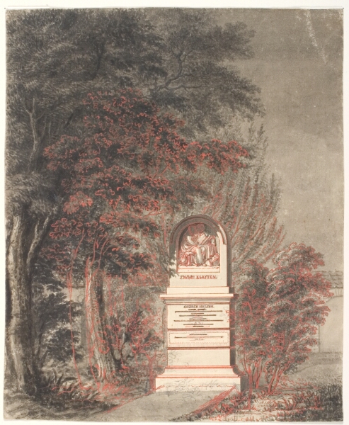 Gerhard Ludvig Lahde, Georg Nielsens gravmonument paa Assistens kirkegaard