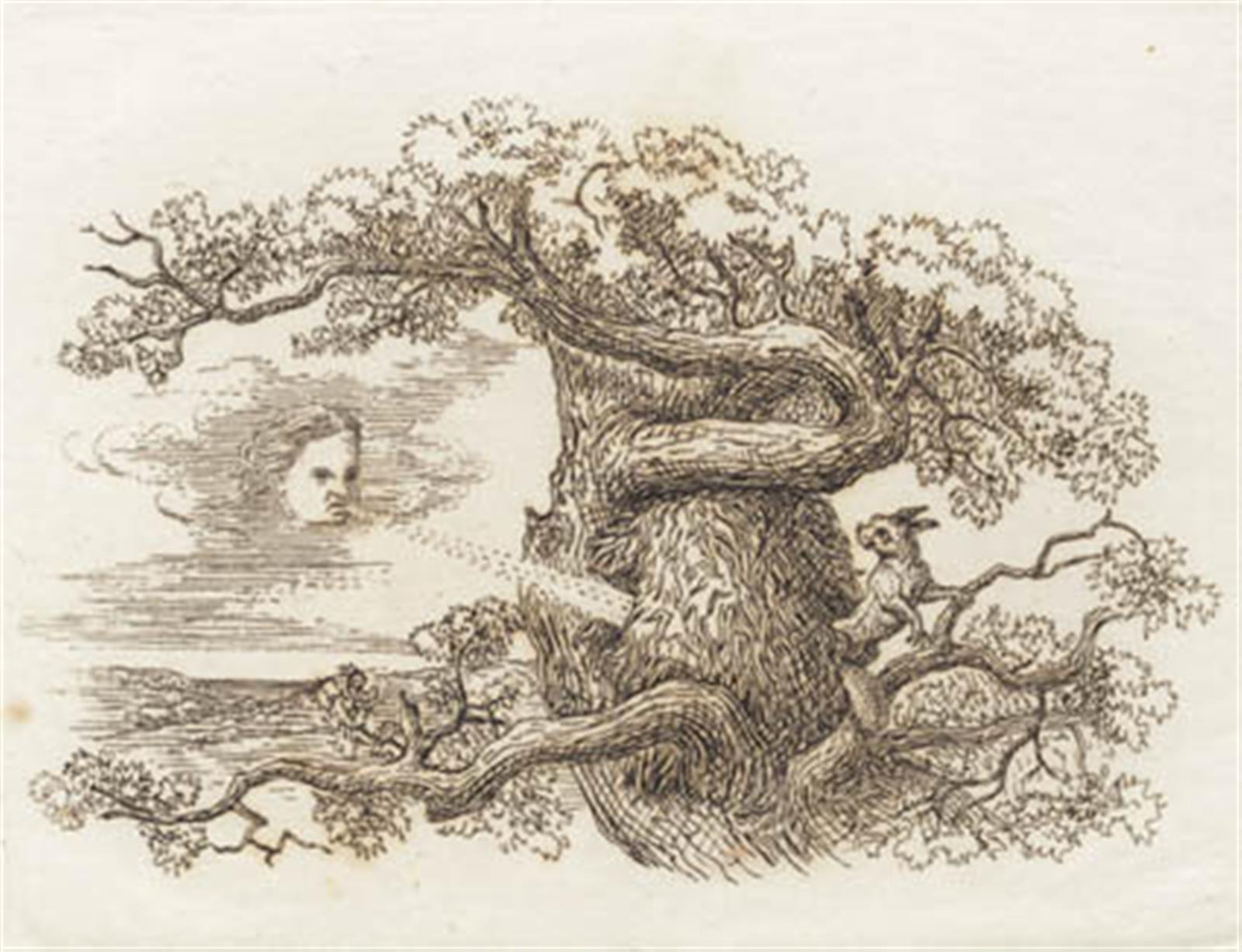 Martinus Rørbye, Illustration til "Halvhundrede Fabler for Børn" af Hey