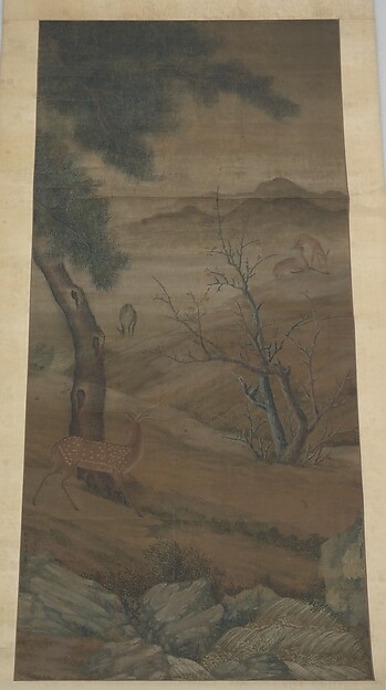 Unidentified artist, Fawn at Play