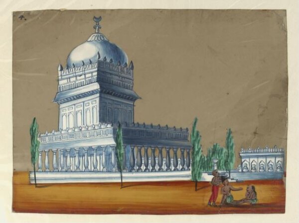 Unknown, One of seven paintings of unidentified Muslim buildings in South India.