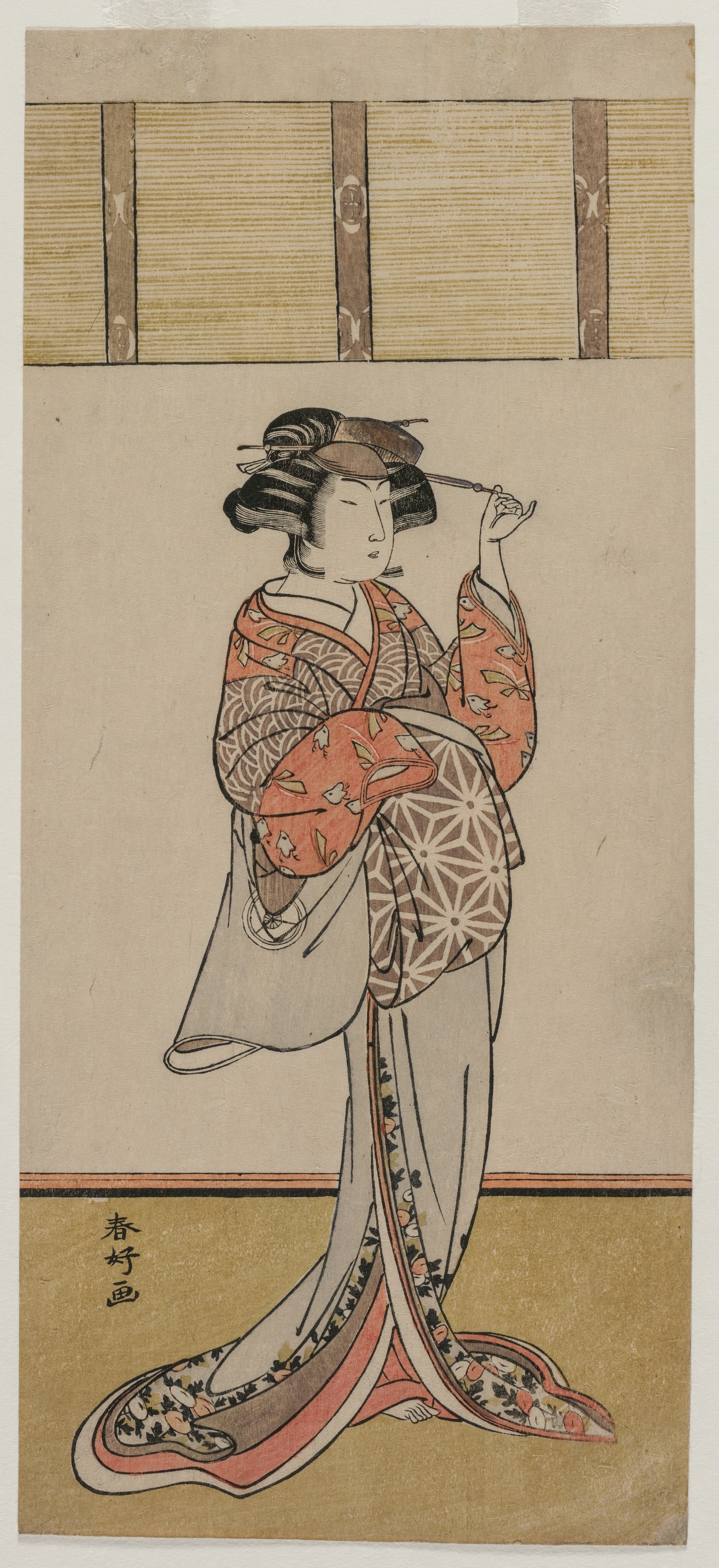 Katsukawa Shunkō, Iwai Hanshiro IV as Oiso no Tora