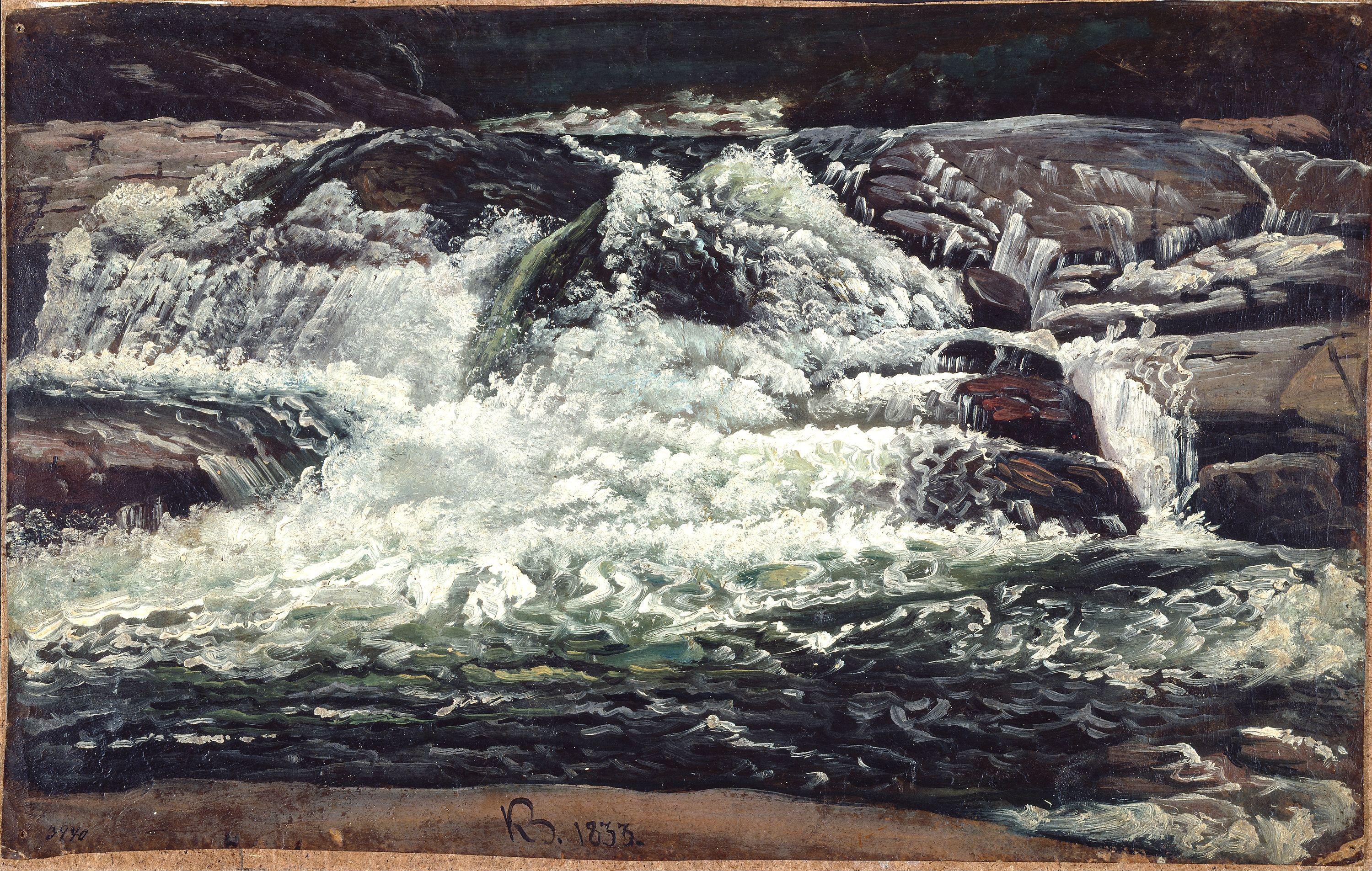 Knud Baade, A Waterfall