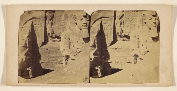 Francis Frith, [The great Rock Temple at Abou Simpel.]