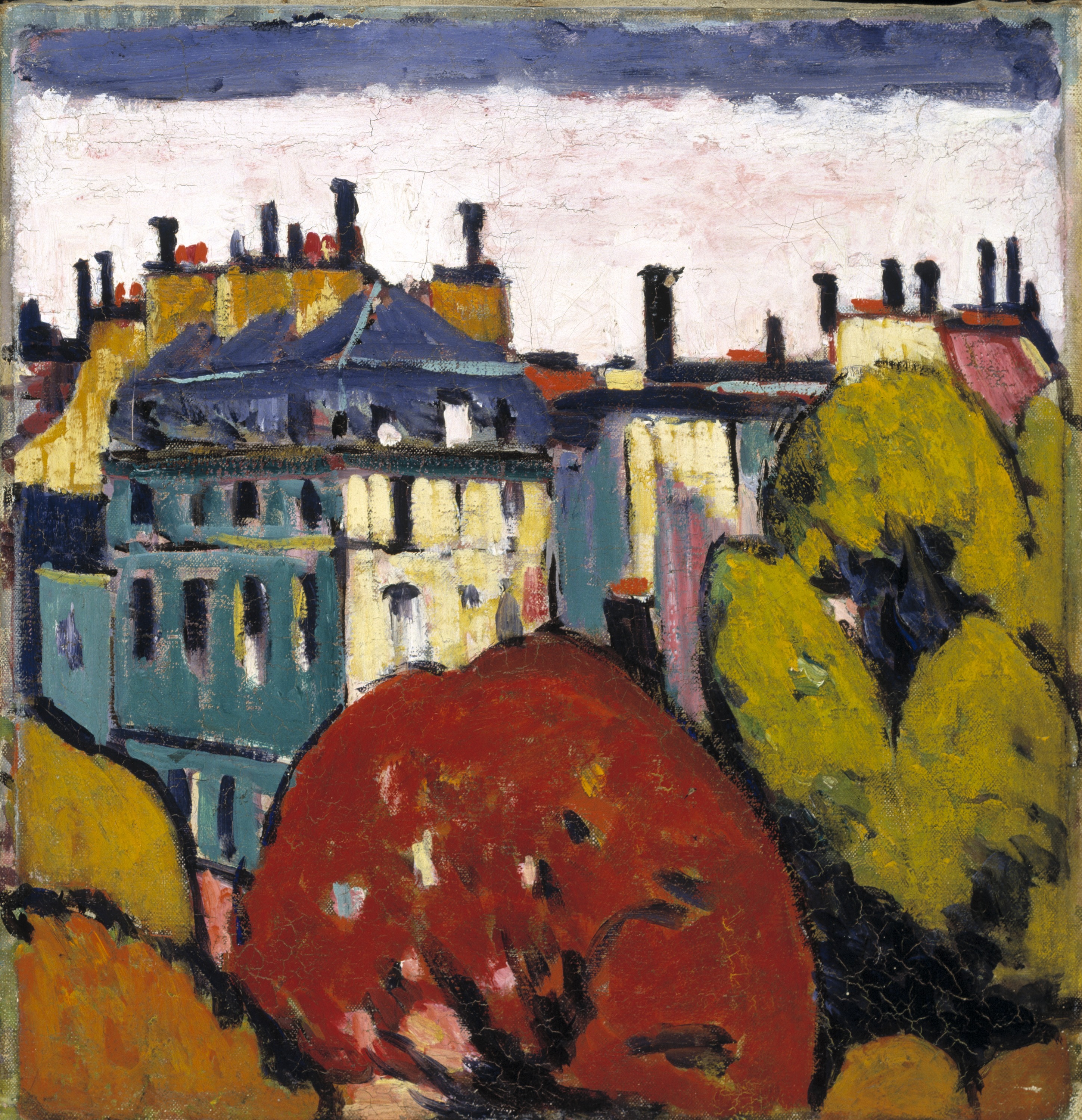 H. Lyman Saÿen, Landscape, Paris
