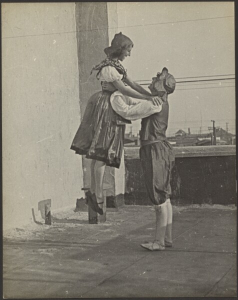 Louis Fleckenstein, [Man and Woman Dancing in Costume]