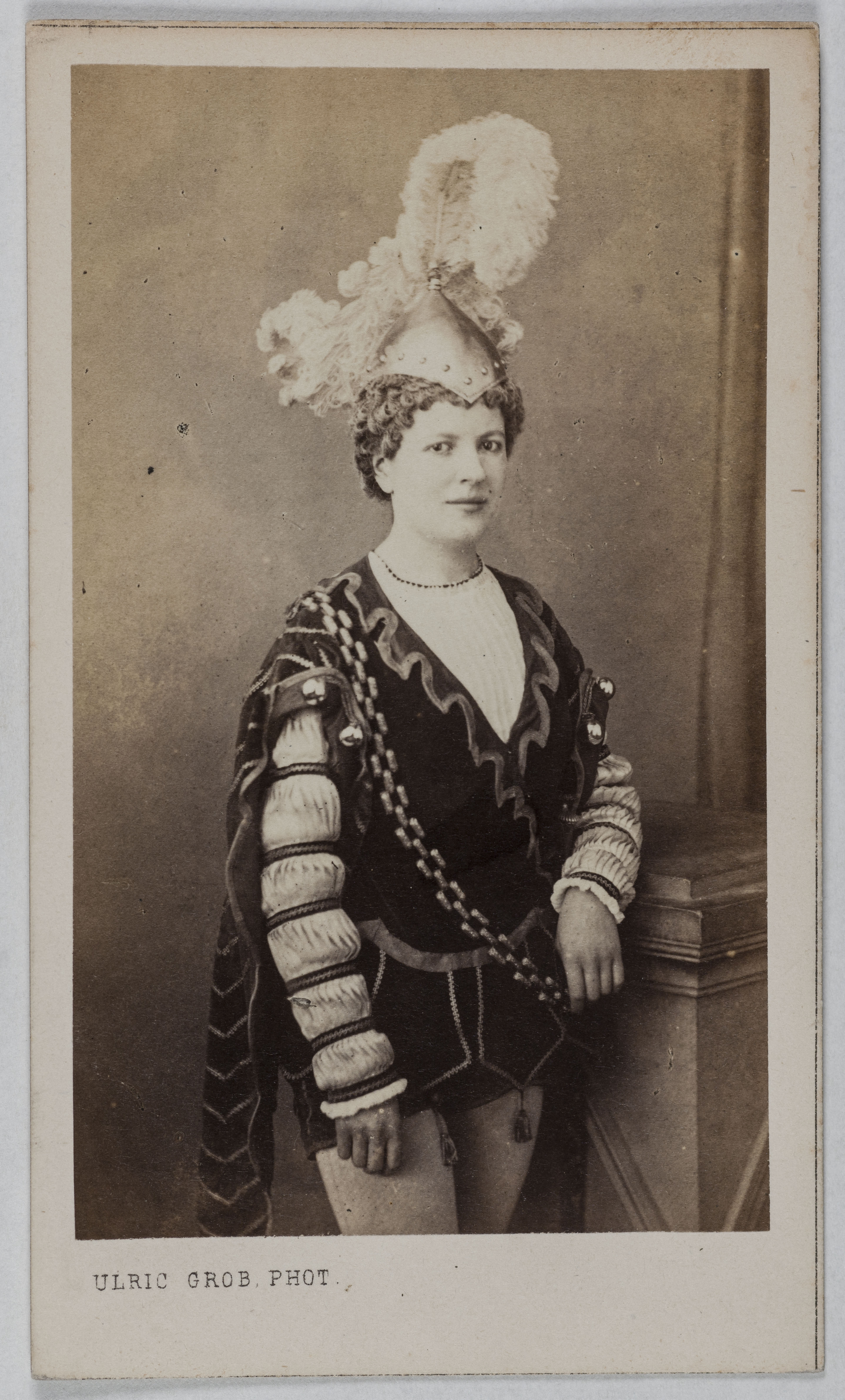 Ulric Grob, Portrait de Wanda de la Grande Duchesse (Emilie Garait, dite) (1842-1905), (actrice)