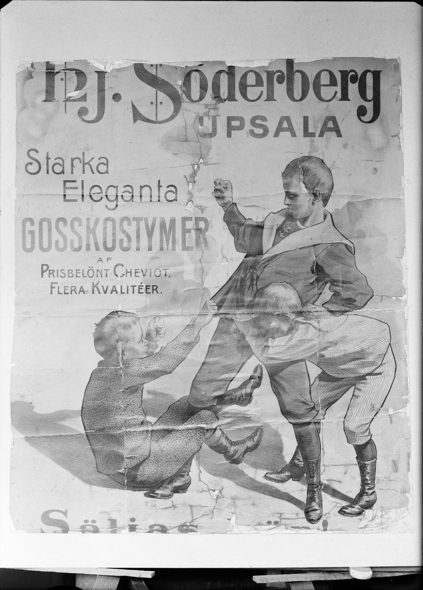 Paul Sandberg, Advertising poster - AB Hjalmar Söderberg, Uppsala 1945