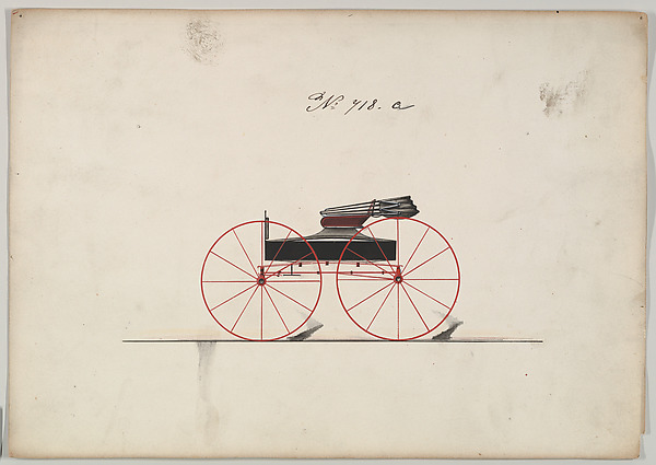 Brewster & Co., Design for Wagon, no. 718a