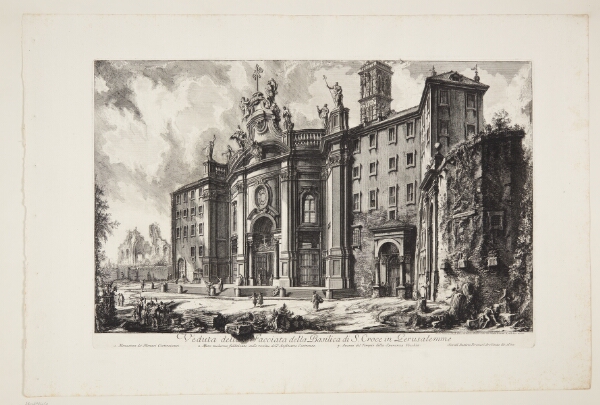 Giovanni Battista Piranesi, Kirken Santa Croce in Gerusalemme, Rom
