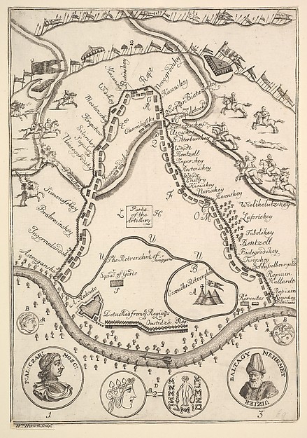 William Hogarth, Parke of the Artillary (Aubry de La Mottraye's "Travels throughout Europe, Asia and into Part of Africa...,"  London, 1724, vol. II, pl. 26B)