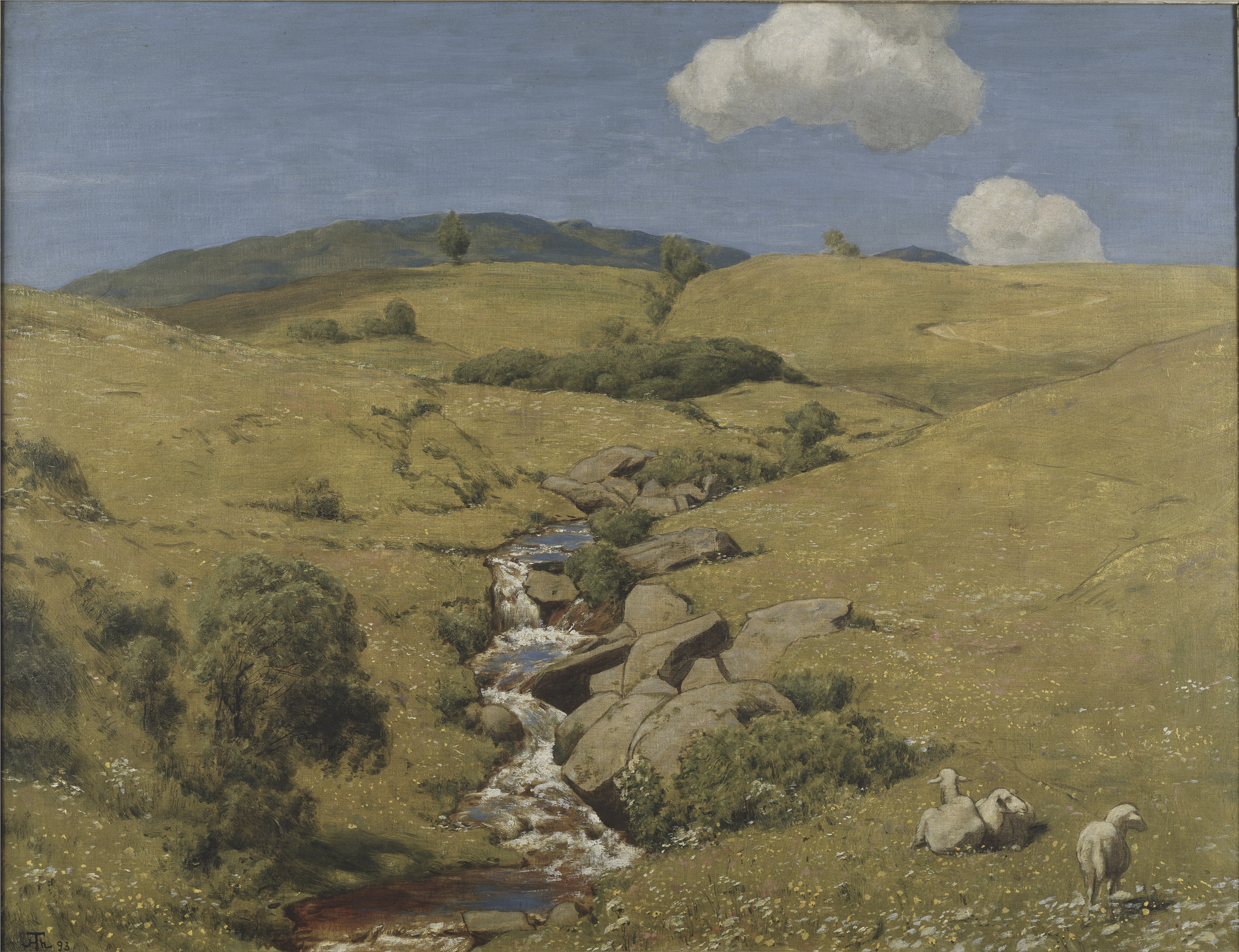 Hans Thoma, View from the Black Forest
