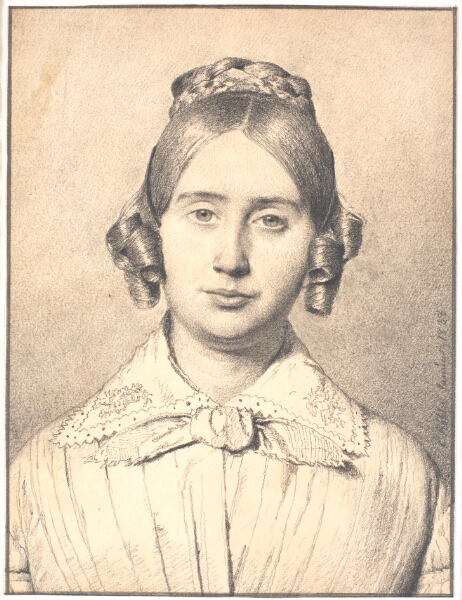 Christen Købke, Portræt af kunstnerens hustru, Susanne Cecilie født Købke