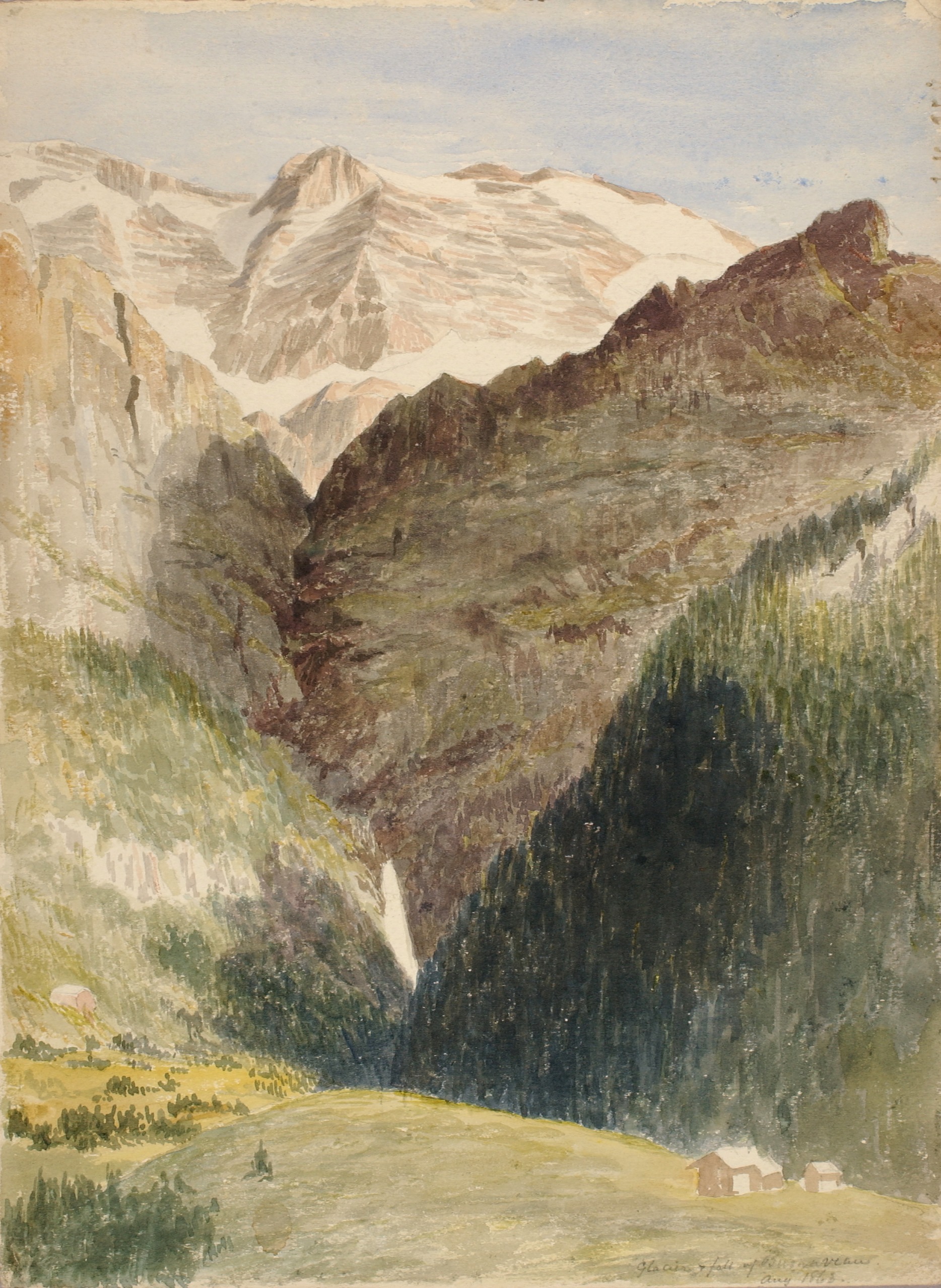 Miner Kilbourne Kellogg, Glacier and Falls