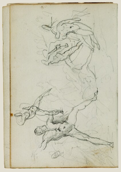 Théodore Géricault, Studies of nude men in combat