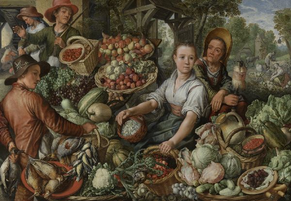 Joachim Beuckelaer, Vegetable Market