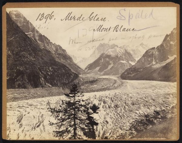 Francis Frith, Mer de Glace.  Mont Blanc