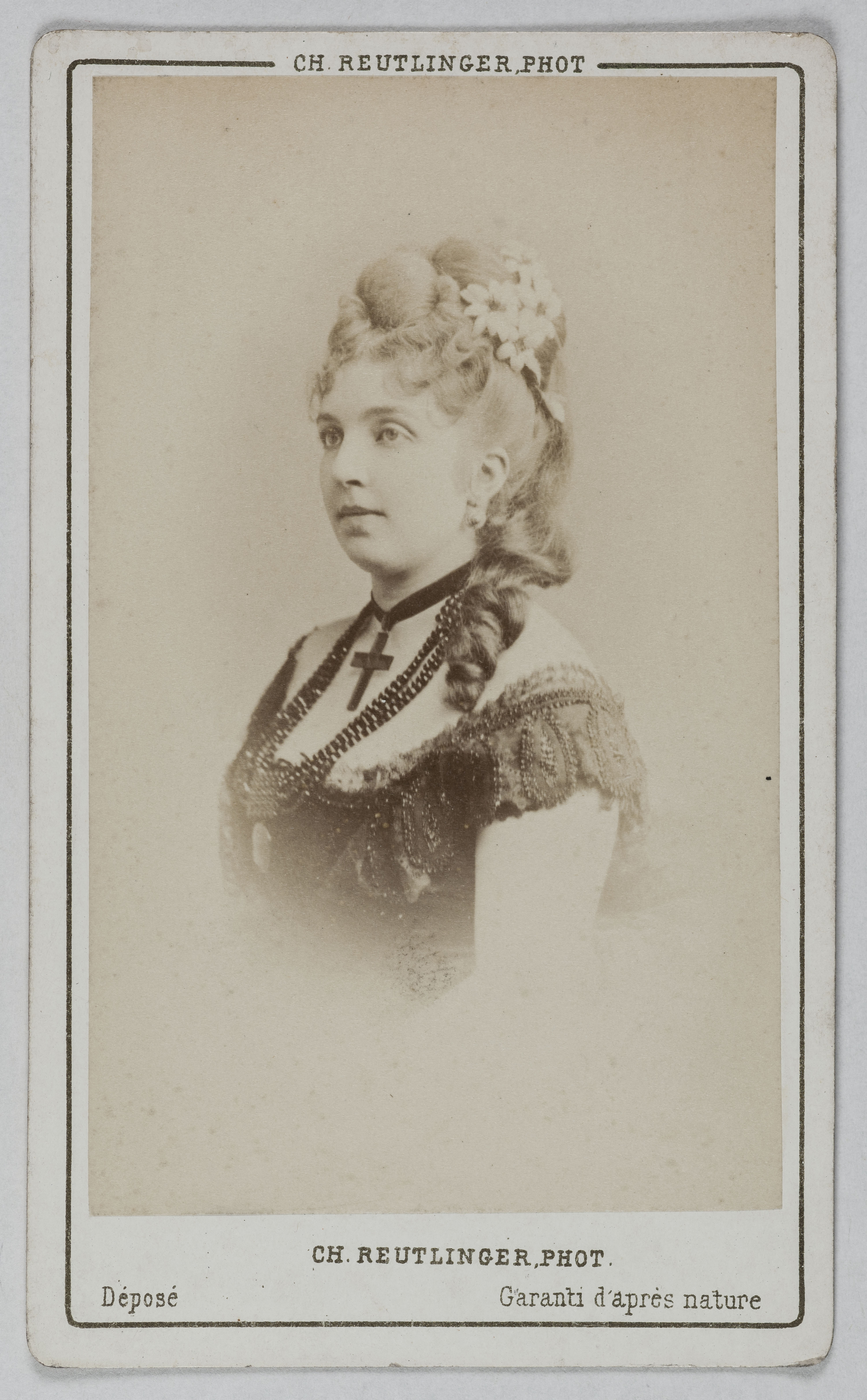 Charles Reutlinger, Portrait de Ferrucci Berthe, (chanteuse)