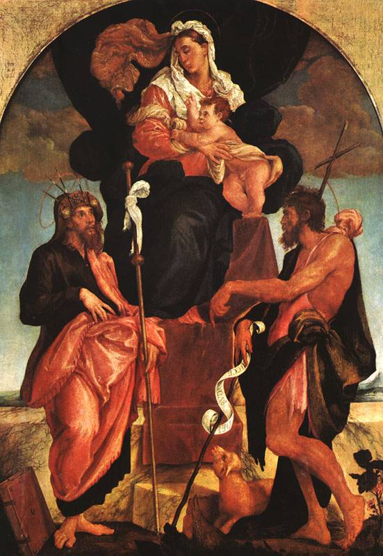 Jacopo Bassano, Madonna and Child with Saints