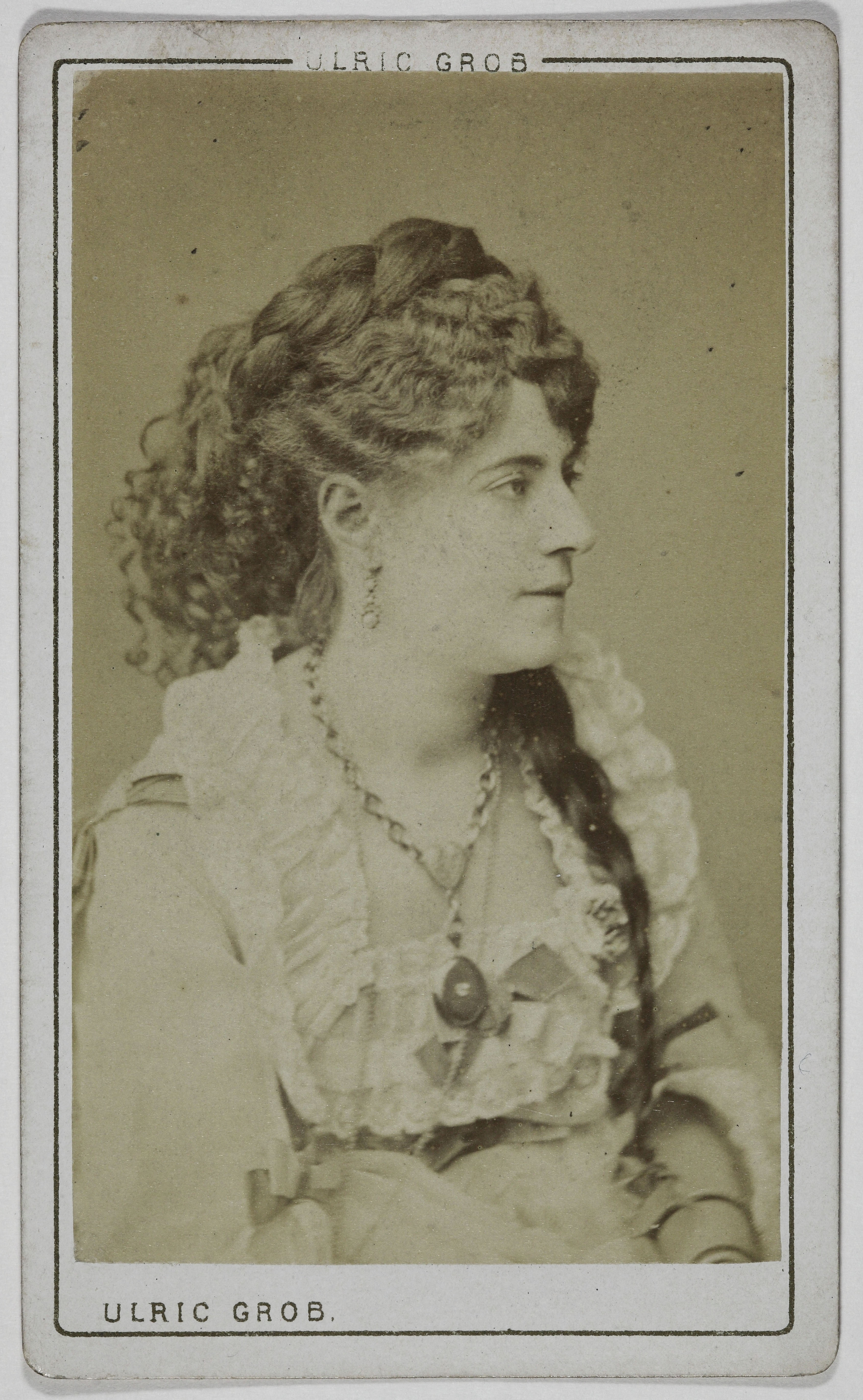 Ulric Grob, Portrait d'Alphonsine, (actrice)