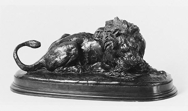 Antoine-Louis Barye, Lion Devouring a Doe