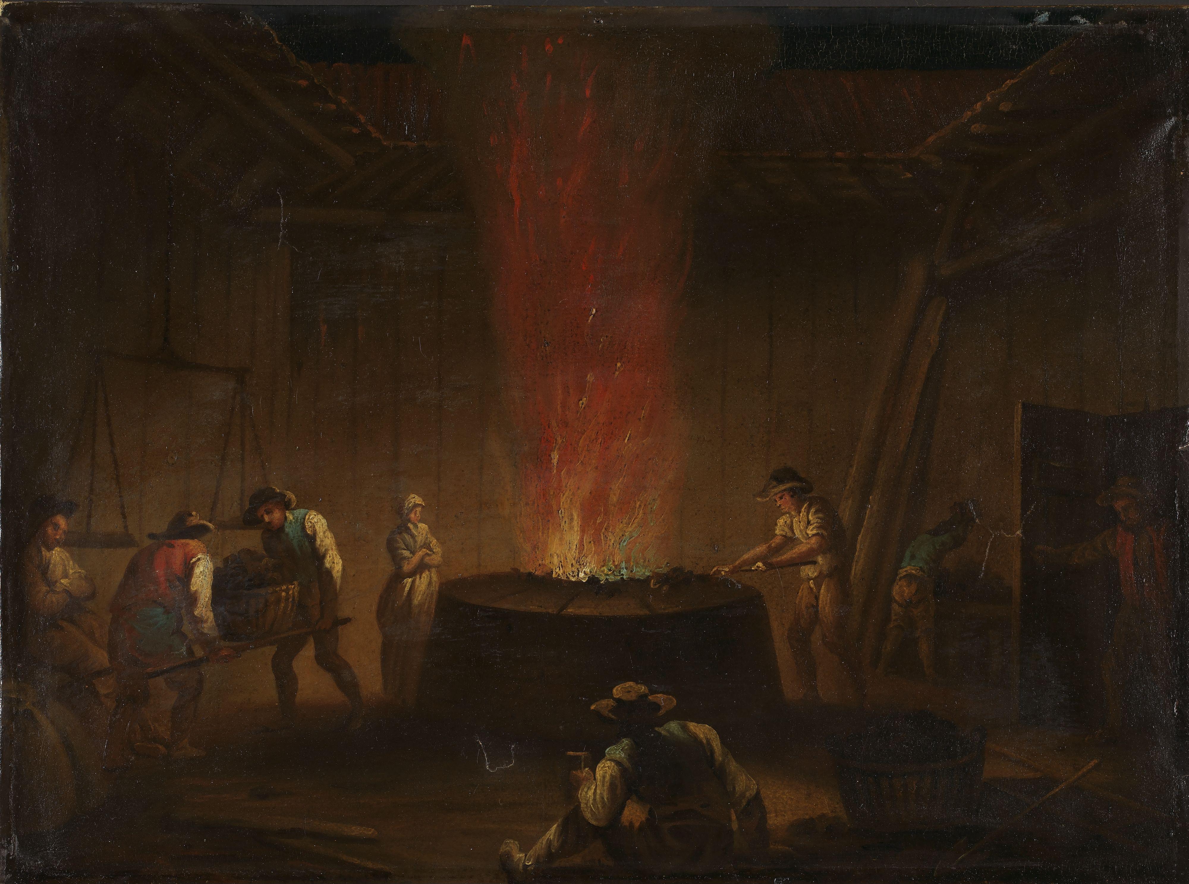 Christian August Lorentzen, Blast Furnace in Bærum