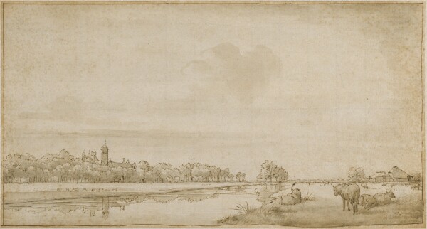 Adriaen van de Velde, The House with the Little Tower Seen from the Northeast
