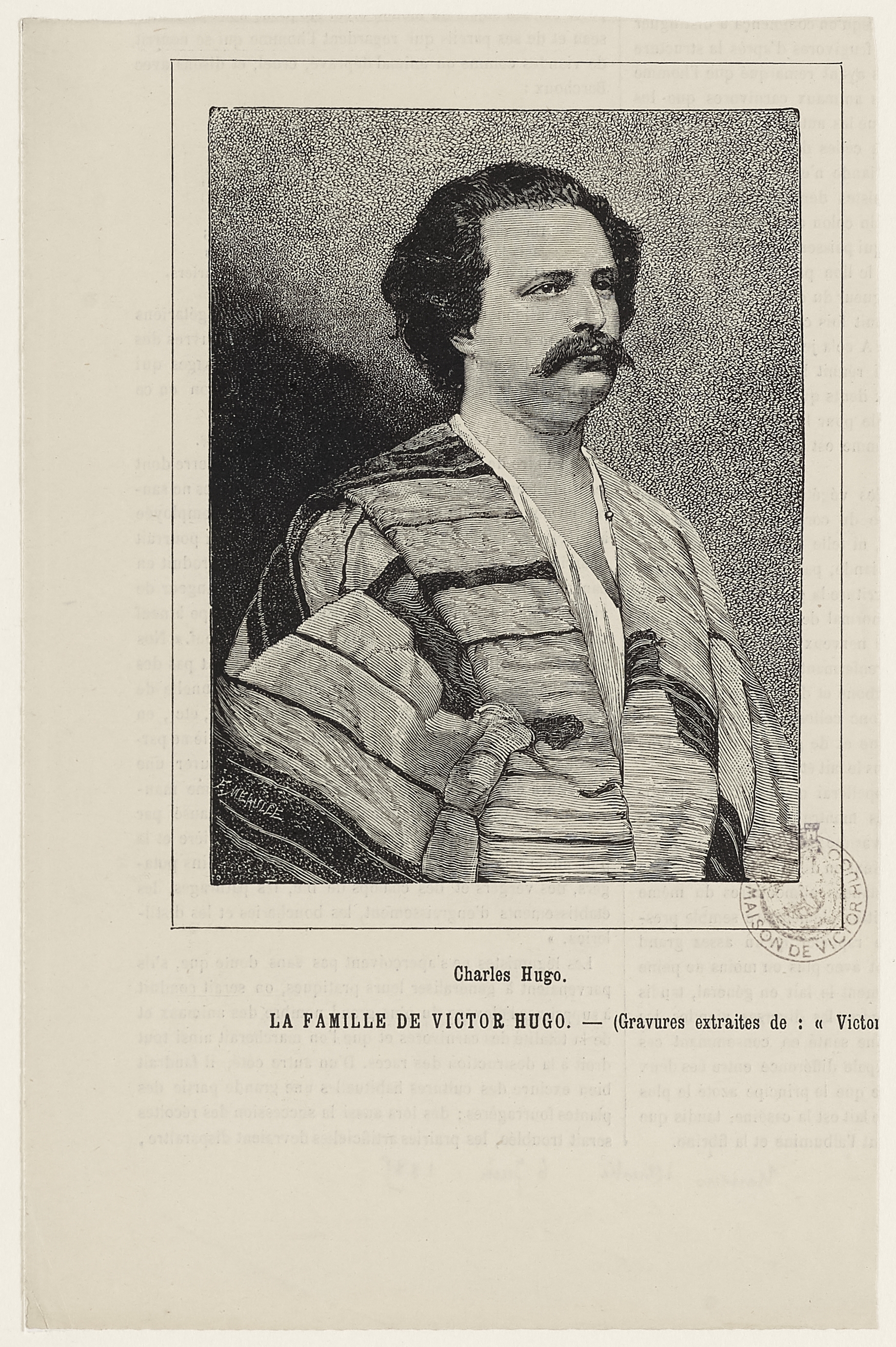 Fortuné Louis Méaulle, Charles Hugo