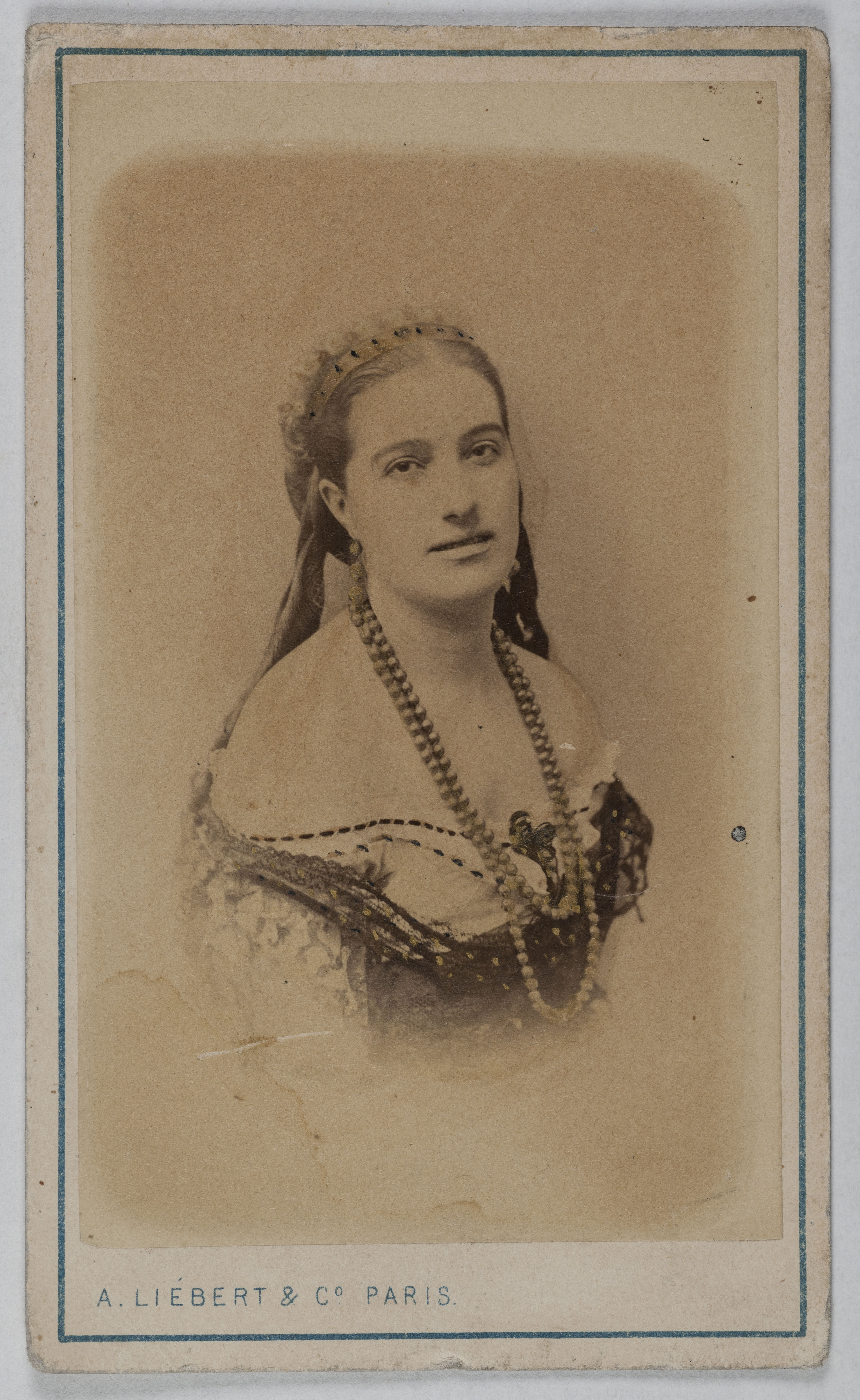 Alphonse Liébert, Portrait de Gardonne ou Gardonni (demi-mondaine)