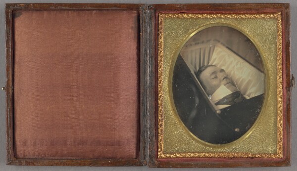 Unknown, Postmortem portrait of an Unidentified man