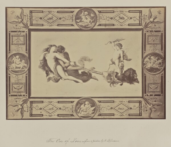 Unknown, The Car of Love - from a picture by H. Lehmann.