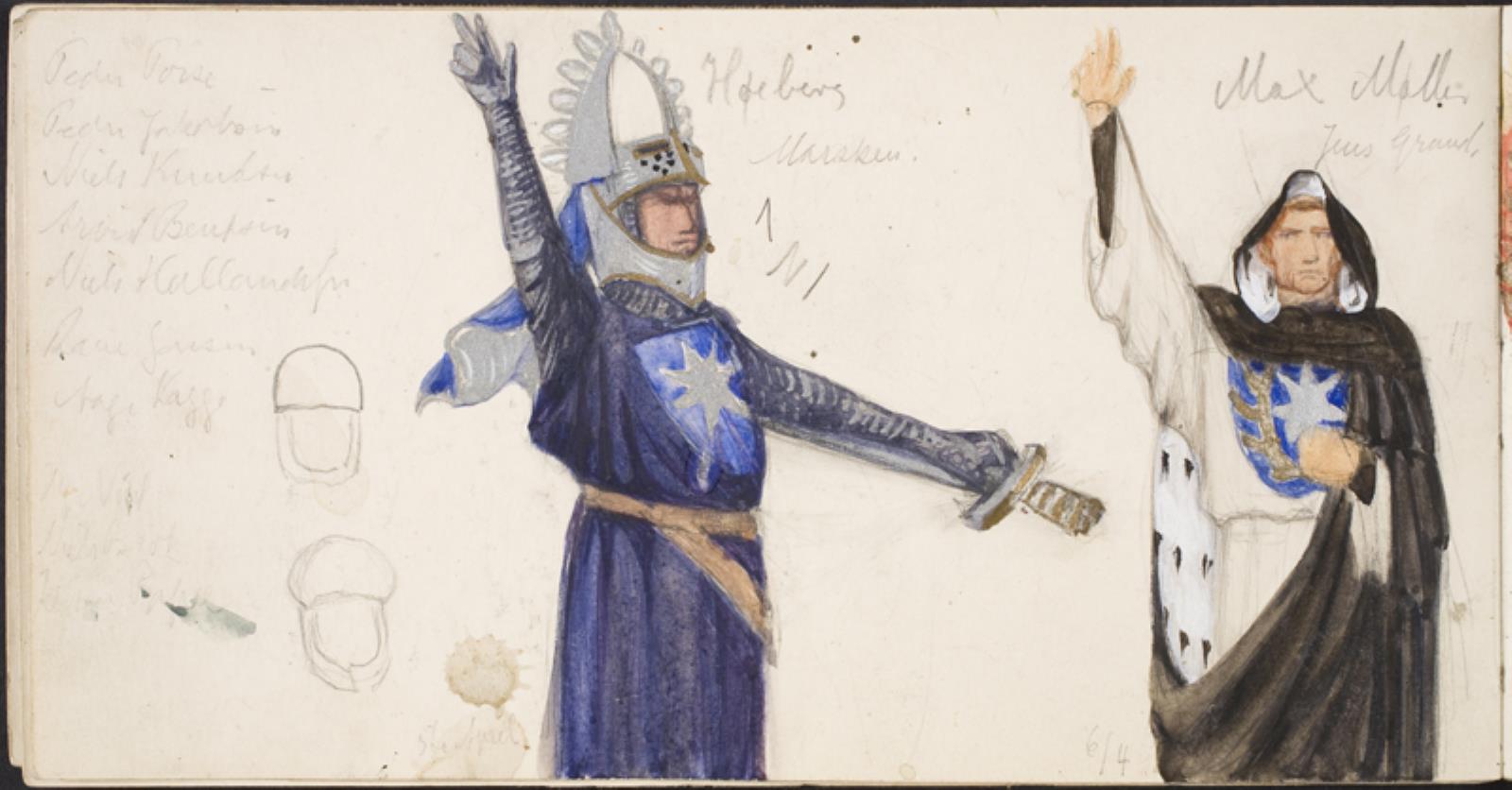 Agnes Slott-Møller, Marsken og hans mænd