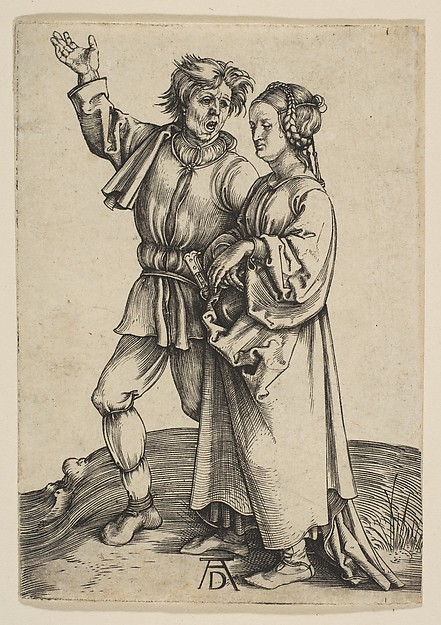 Albrecht Dürer, The Peasant and His Wife