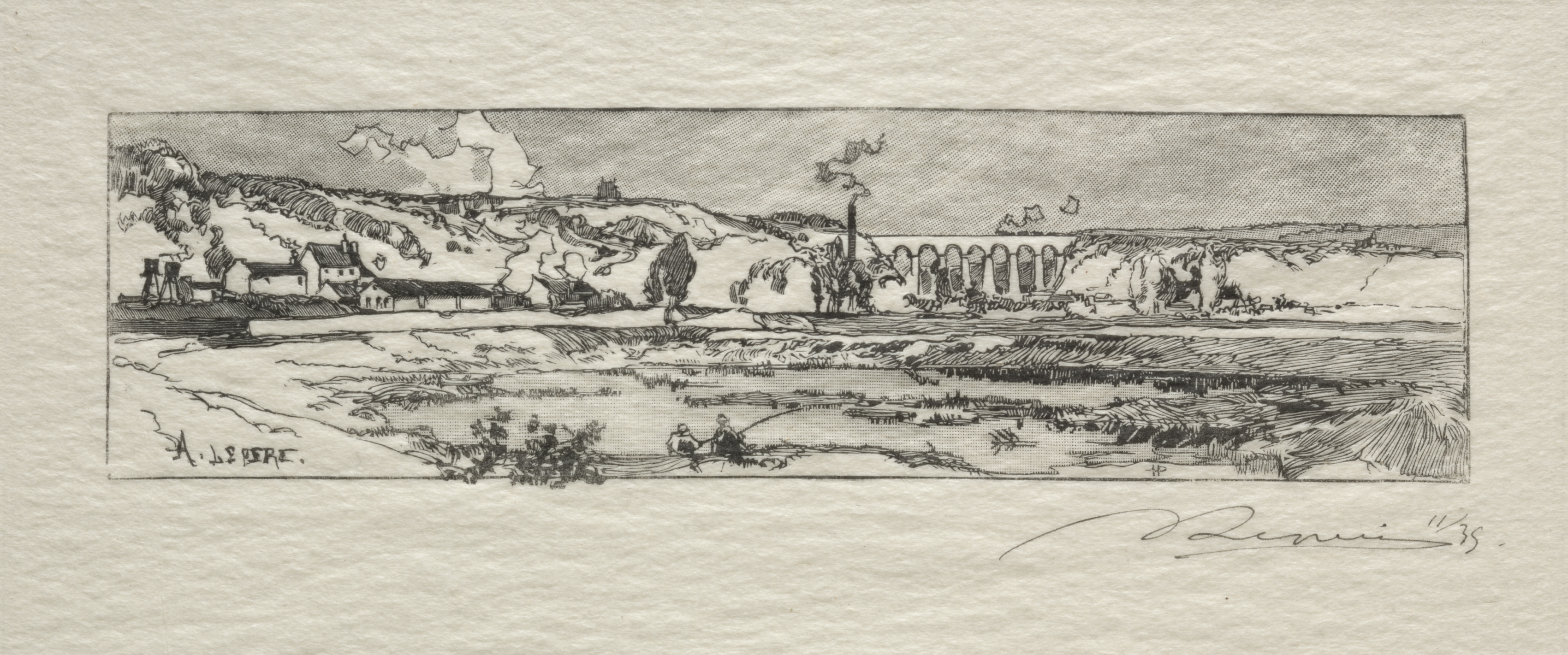 Auguste Louis Lepère, Etang d'Issy les Moulineaux