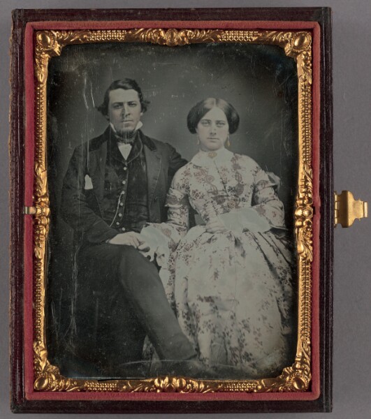 Unknown, [Portrait of a Seated Couple]