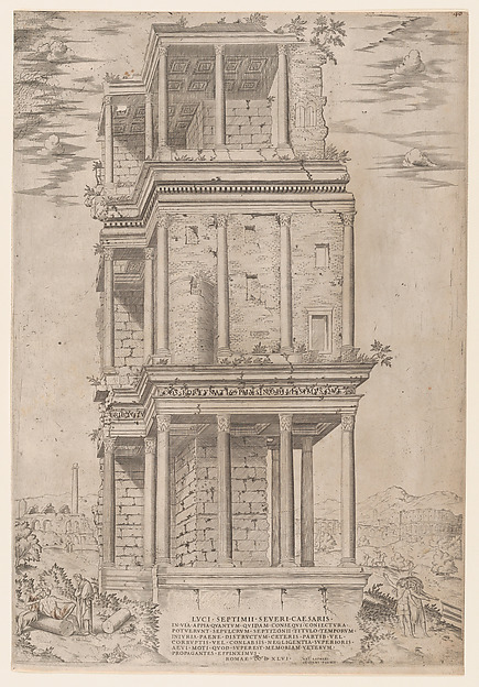 Anonymous, The Septizodium, from "Speculum Romanae Magnificentiae"