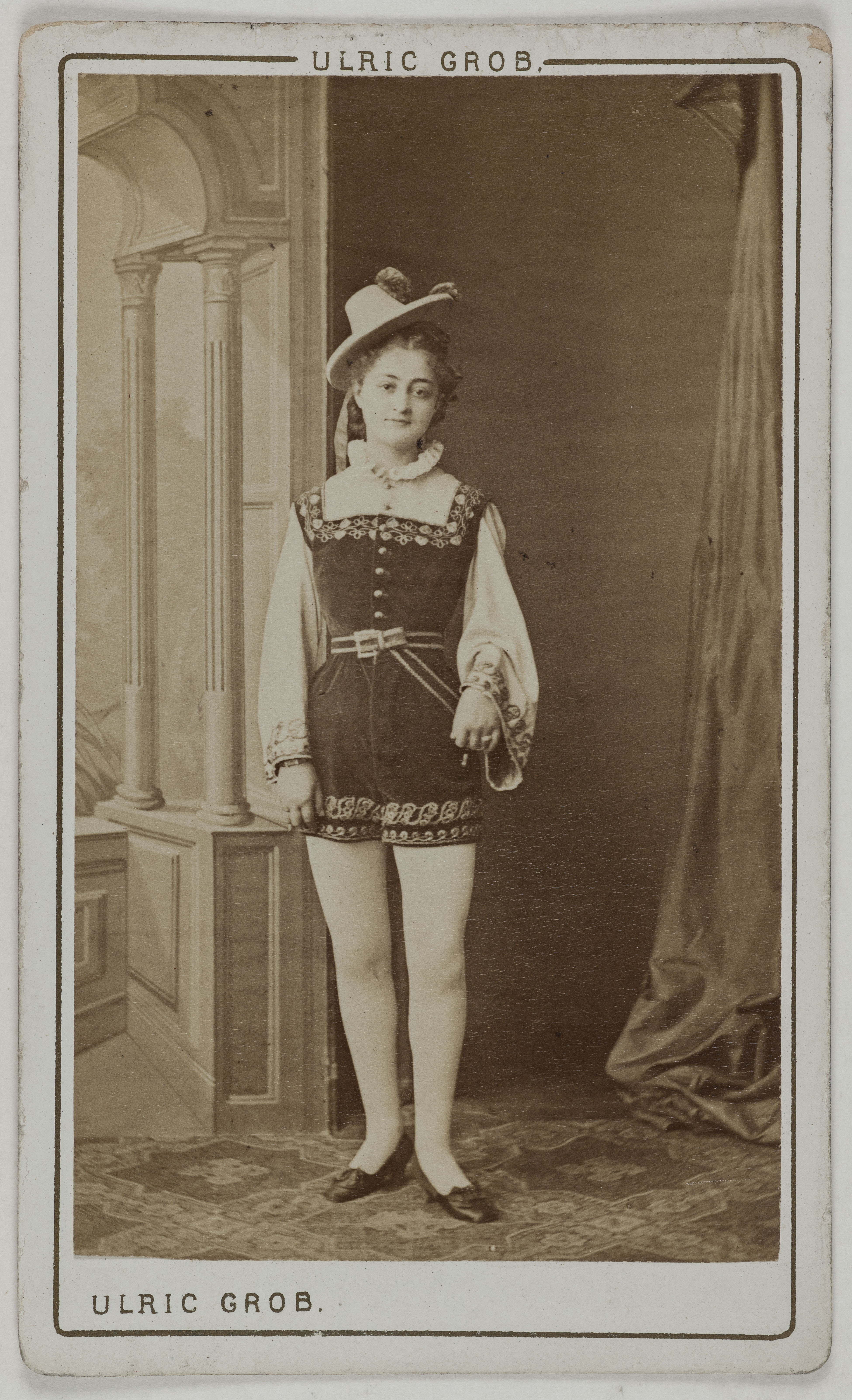 Ulric Grob, Portrait de Delorme Félicie, (-1877), (actrice)