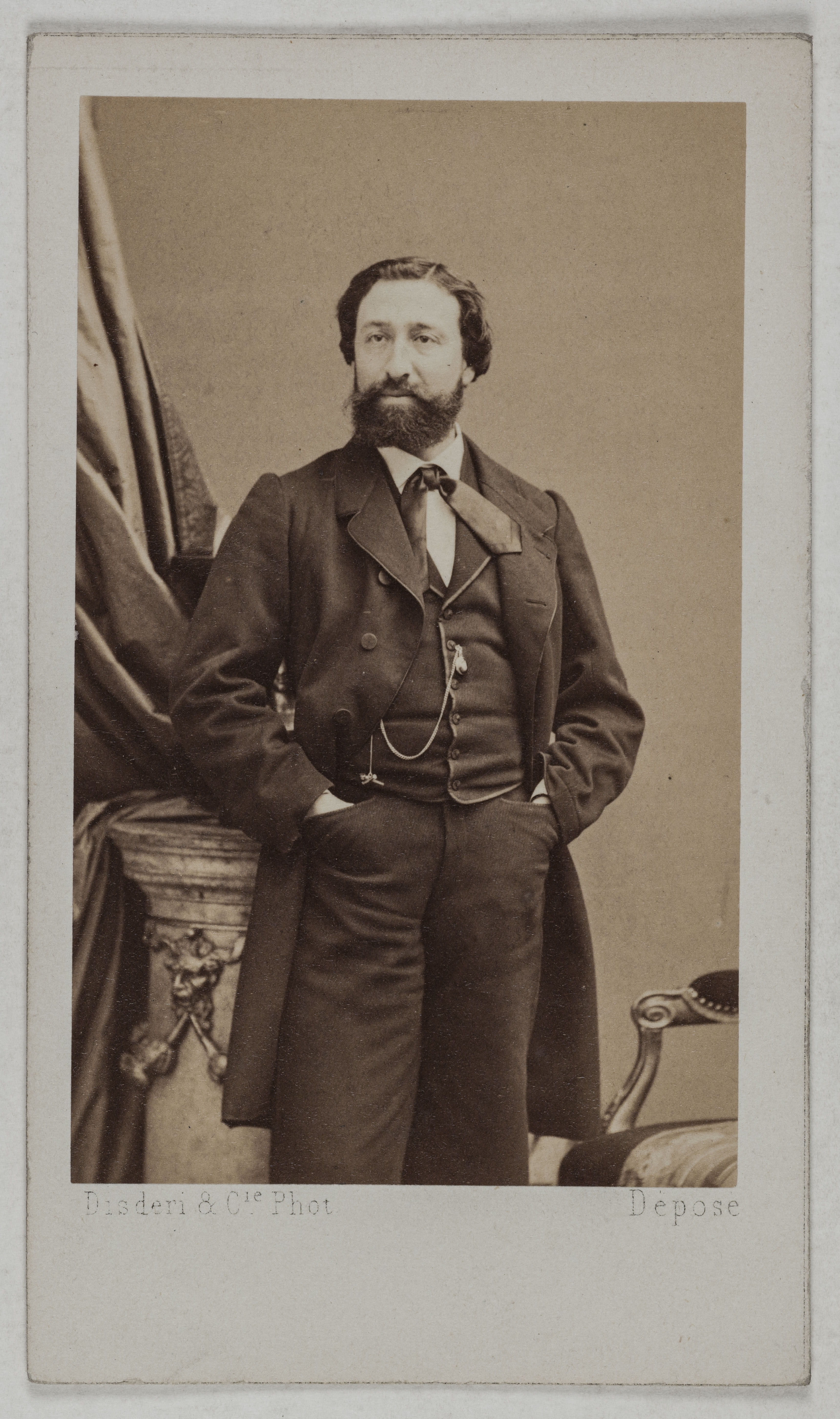 Disderi & Cie, Portrait de Desrieux Maurice, (-1876), (acteur)