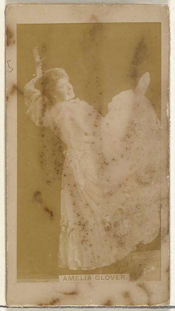 W. Duke, Sons & Co., Amelia Glover, from the Actors and Actresses series (N145-8) issued by Duke Sons & Co. to promote Duke Cigarettes